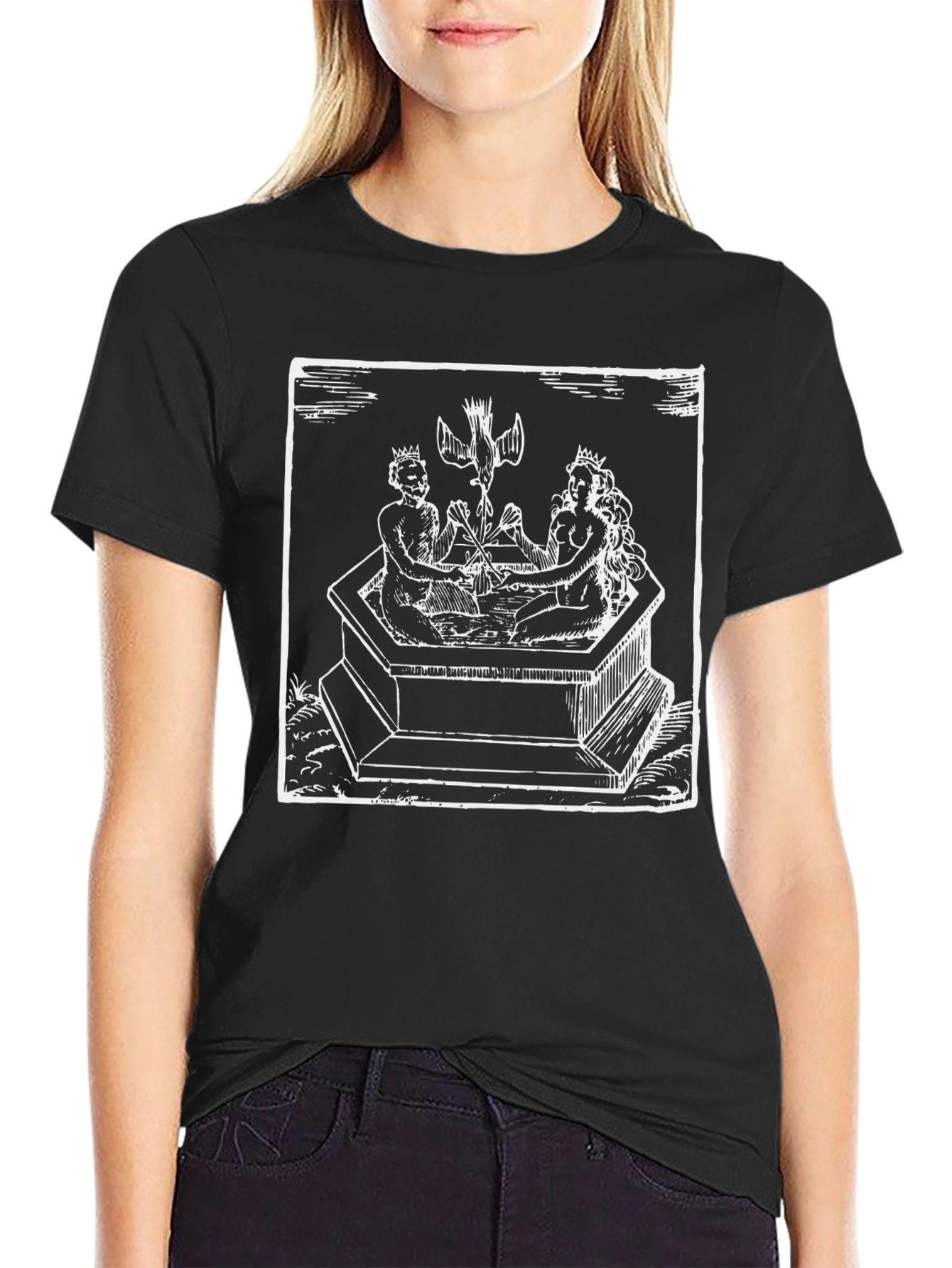 Alchemical Wedding Graphic Tee - Black
