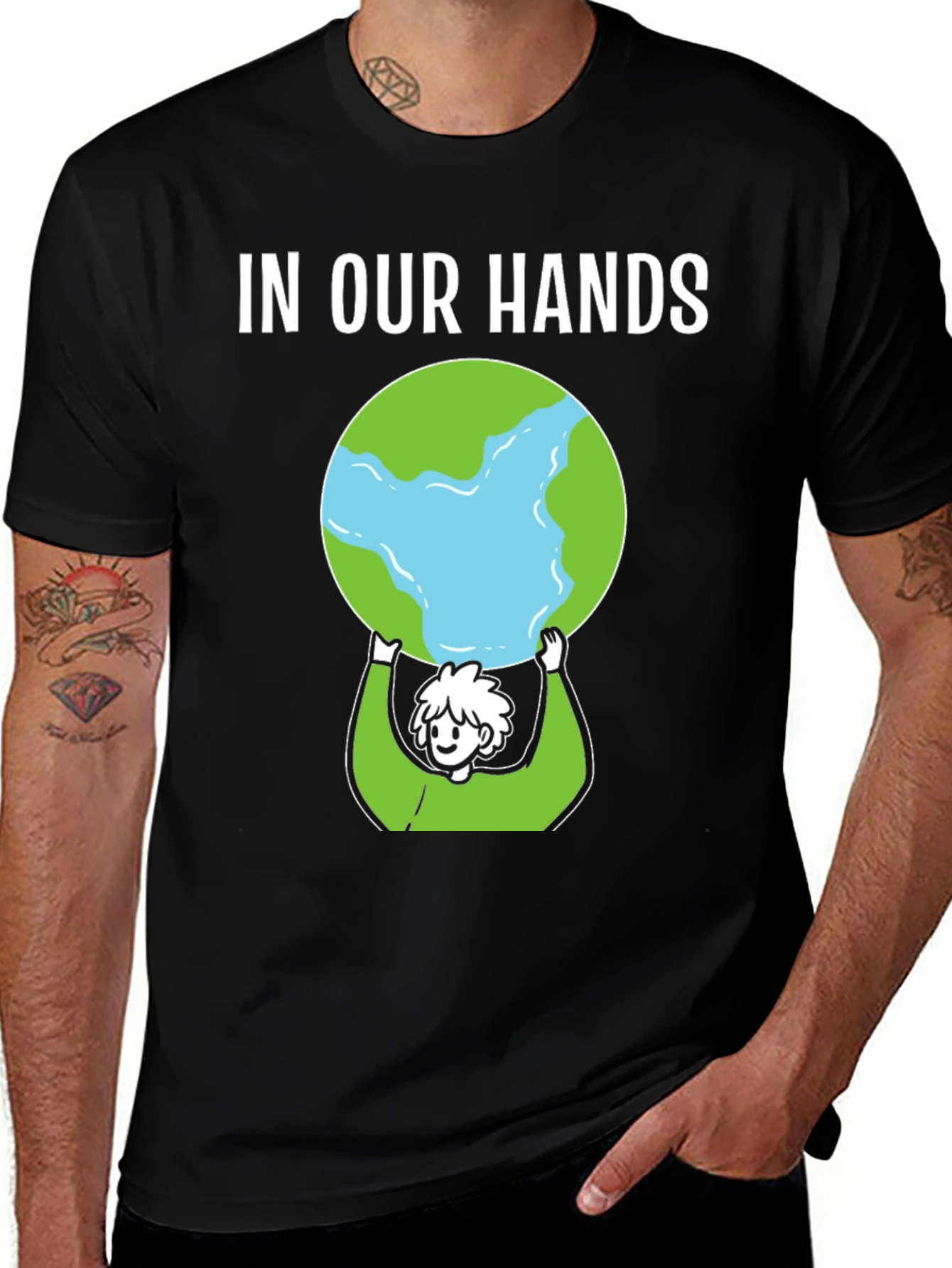 Earth in Our Hands Graphic Tee
