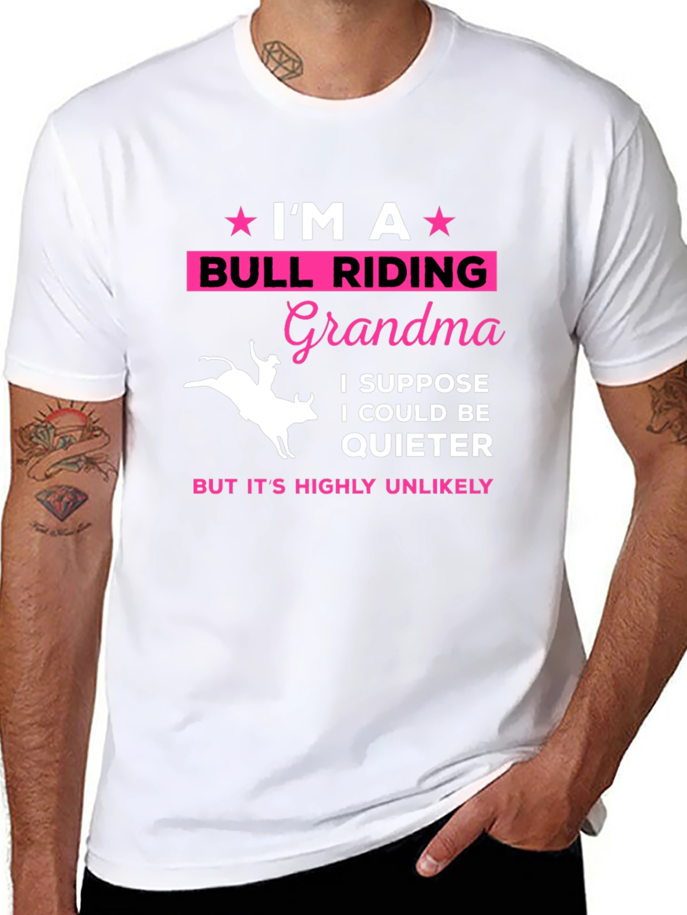 Bull Riding Grandma T-Shirt