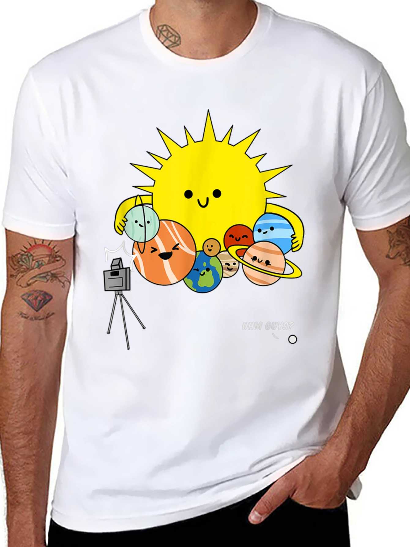 Solar System Group Photo T-Shirt