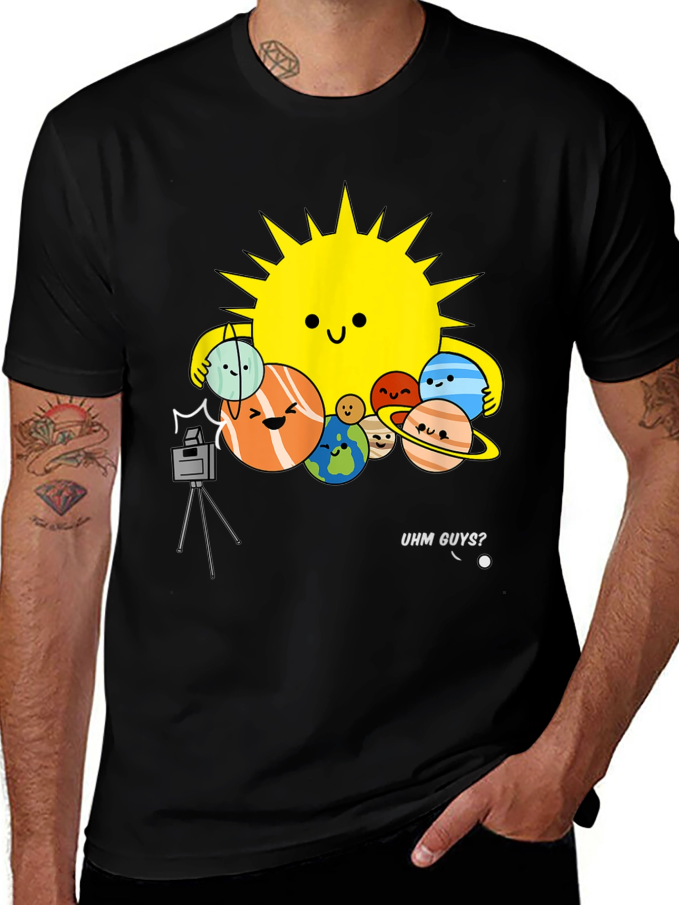 Solar System Group Photo T-Shirt