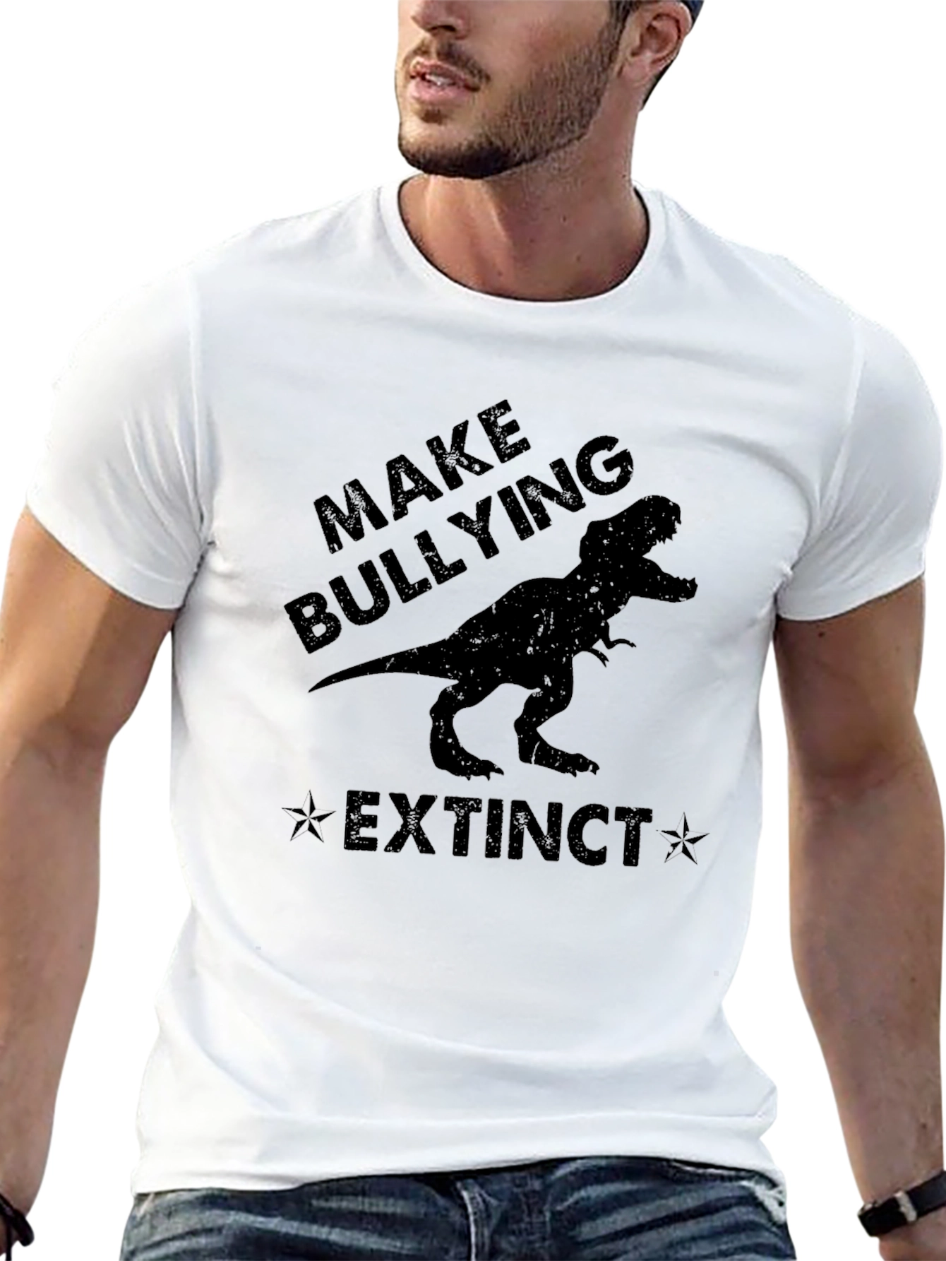Make Bullying Extinct T-Rex Graphic Tee