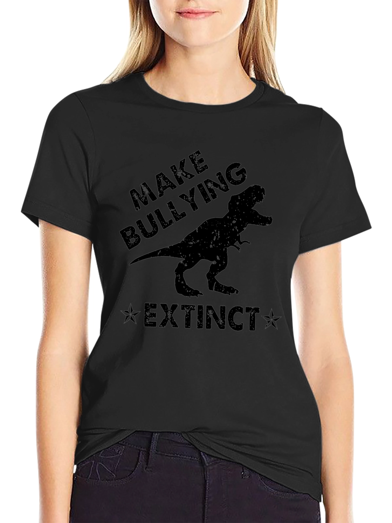 Make Bullying Extinct T-Rex Graphic Tee