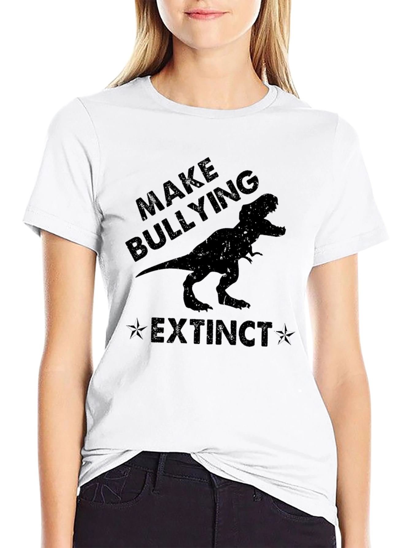 Make Bullying Extinct T-Rex Graphic Tee
