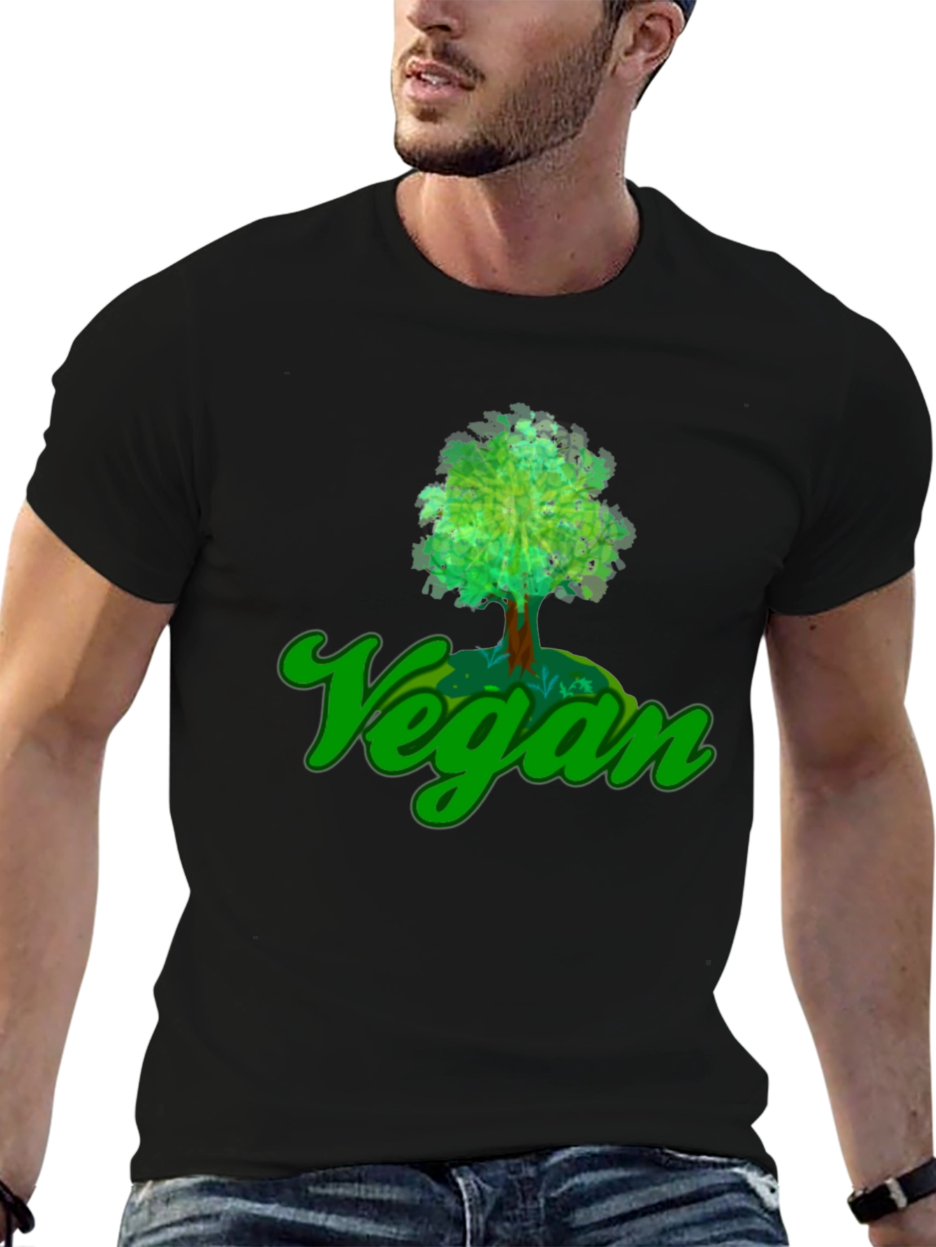 Vegan Tree T-Shirt - Eco-Friendly Design