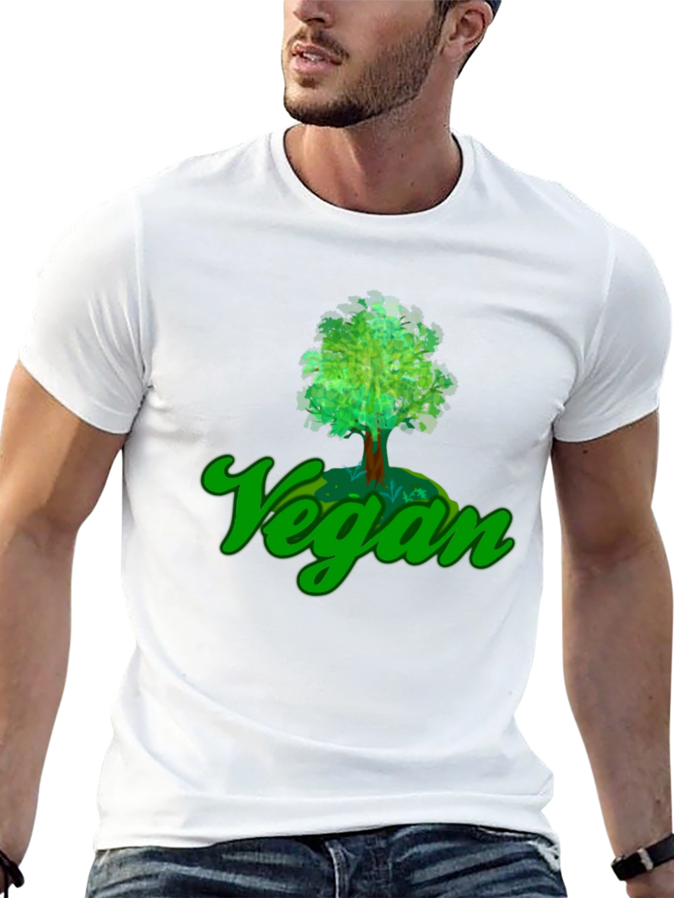 Vegan Tree T-Shirt - Eco-Friendly Design