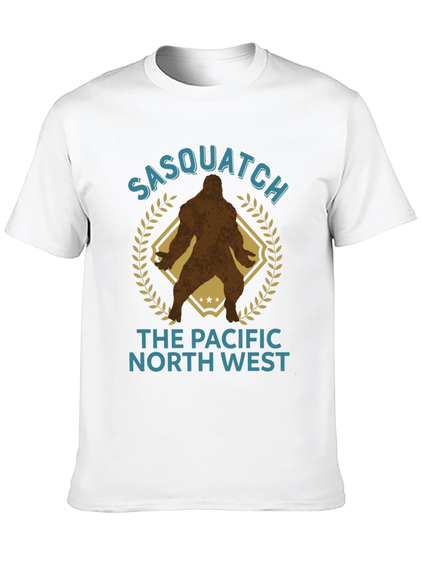 Sasquatch Pacific Northwest Graphic T-Shirt