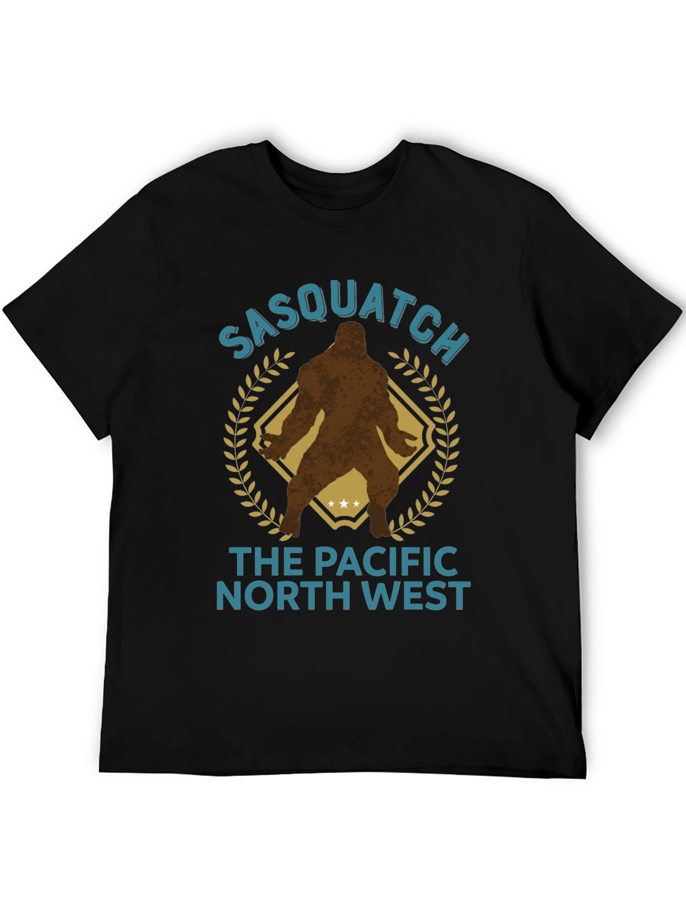 Sasquatch Pacific Northwest Graphic T-Shirt