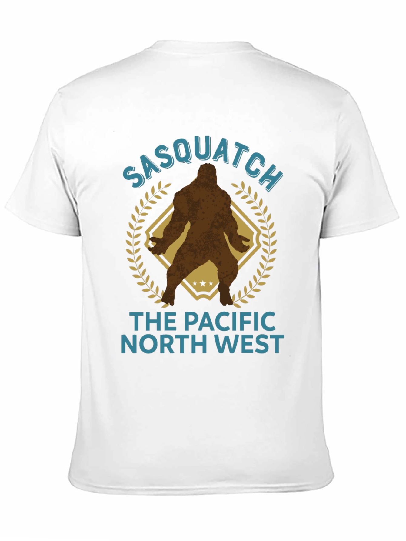 Sasquatch Pacific Northwest Graphic T-Shirt
