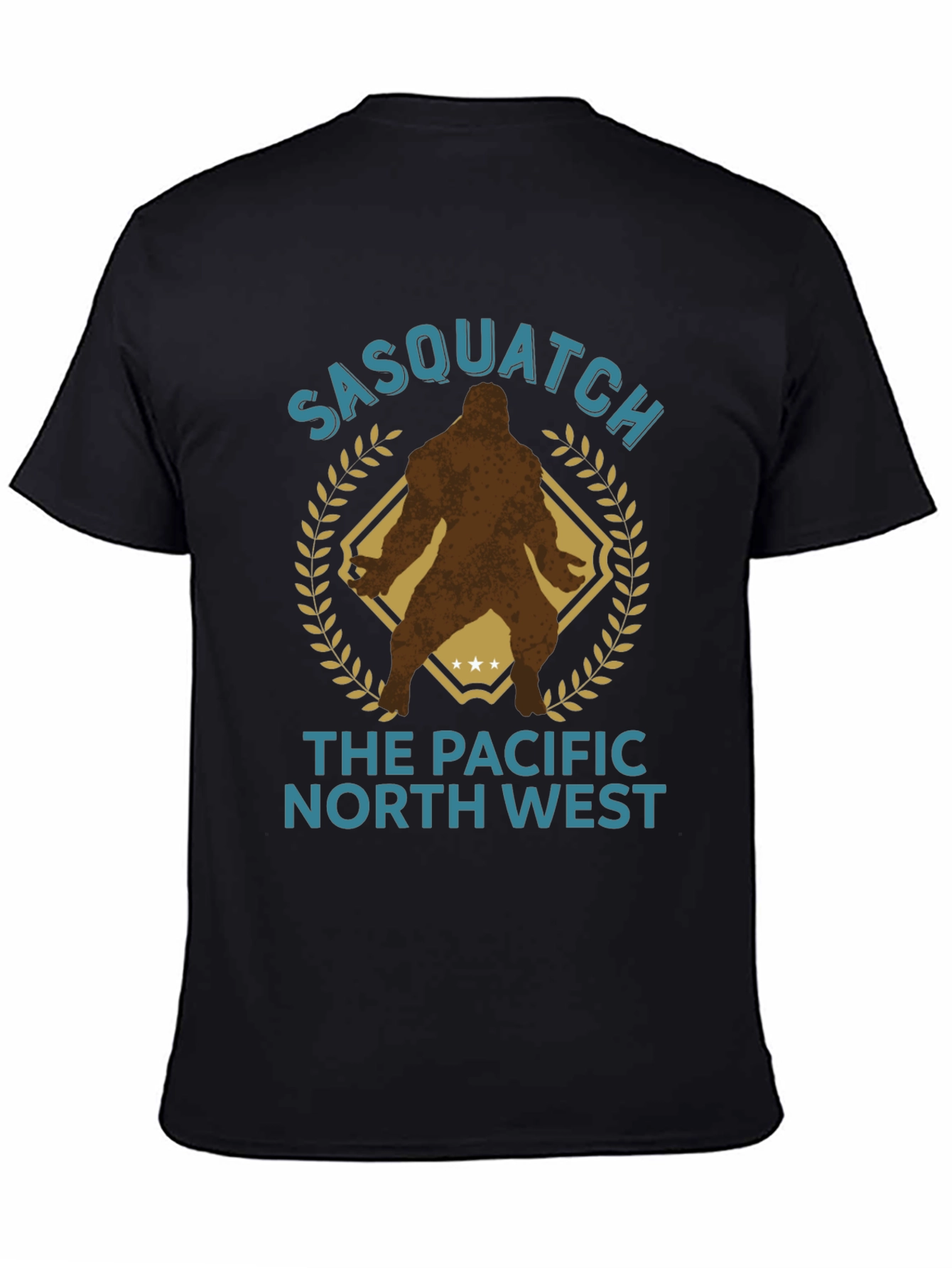 Sasquatch Pacific Northwest Graphic T-Shirt