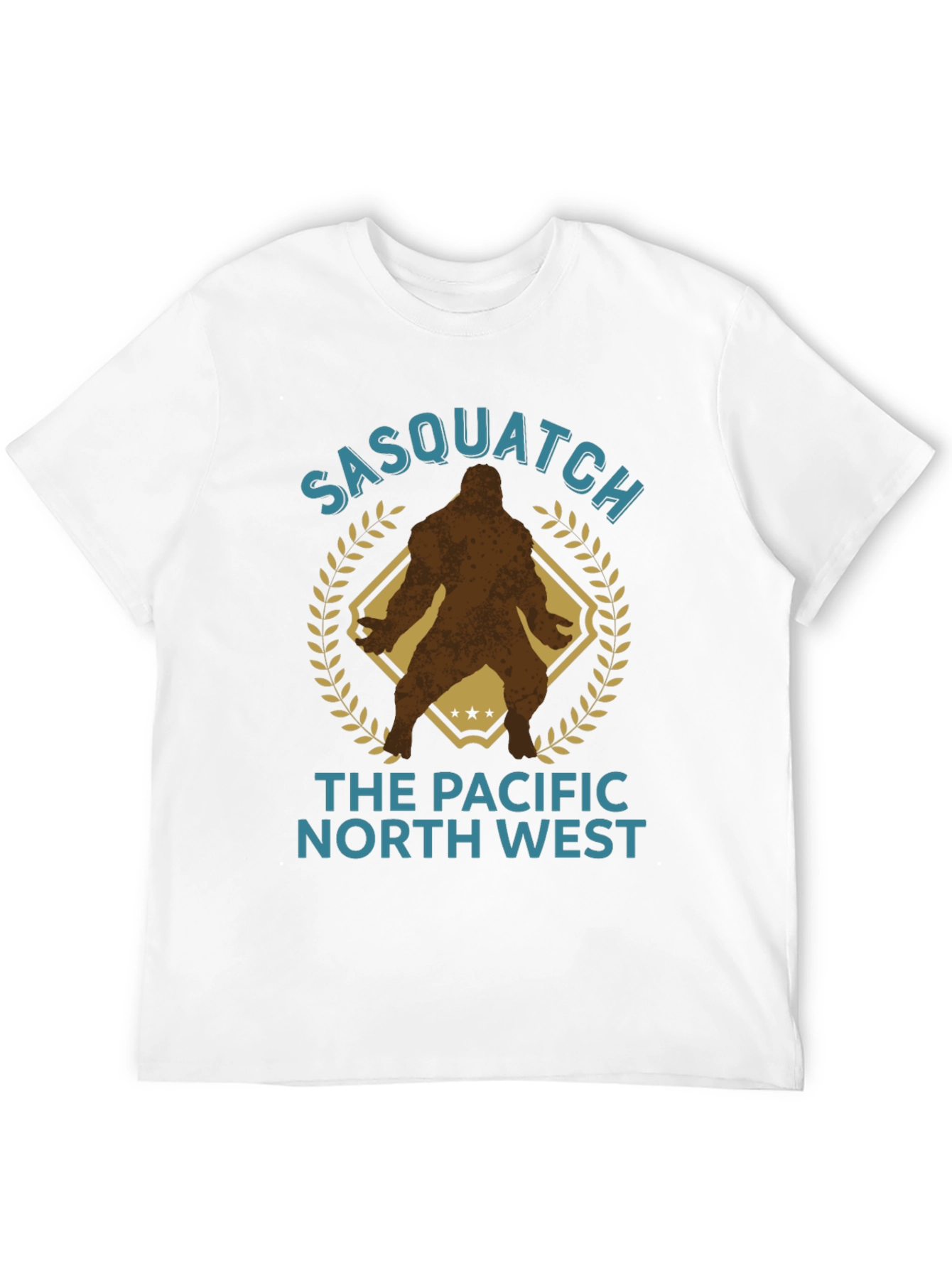 Sasquatch Pacific Northwest Graphic T-Shirt