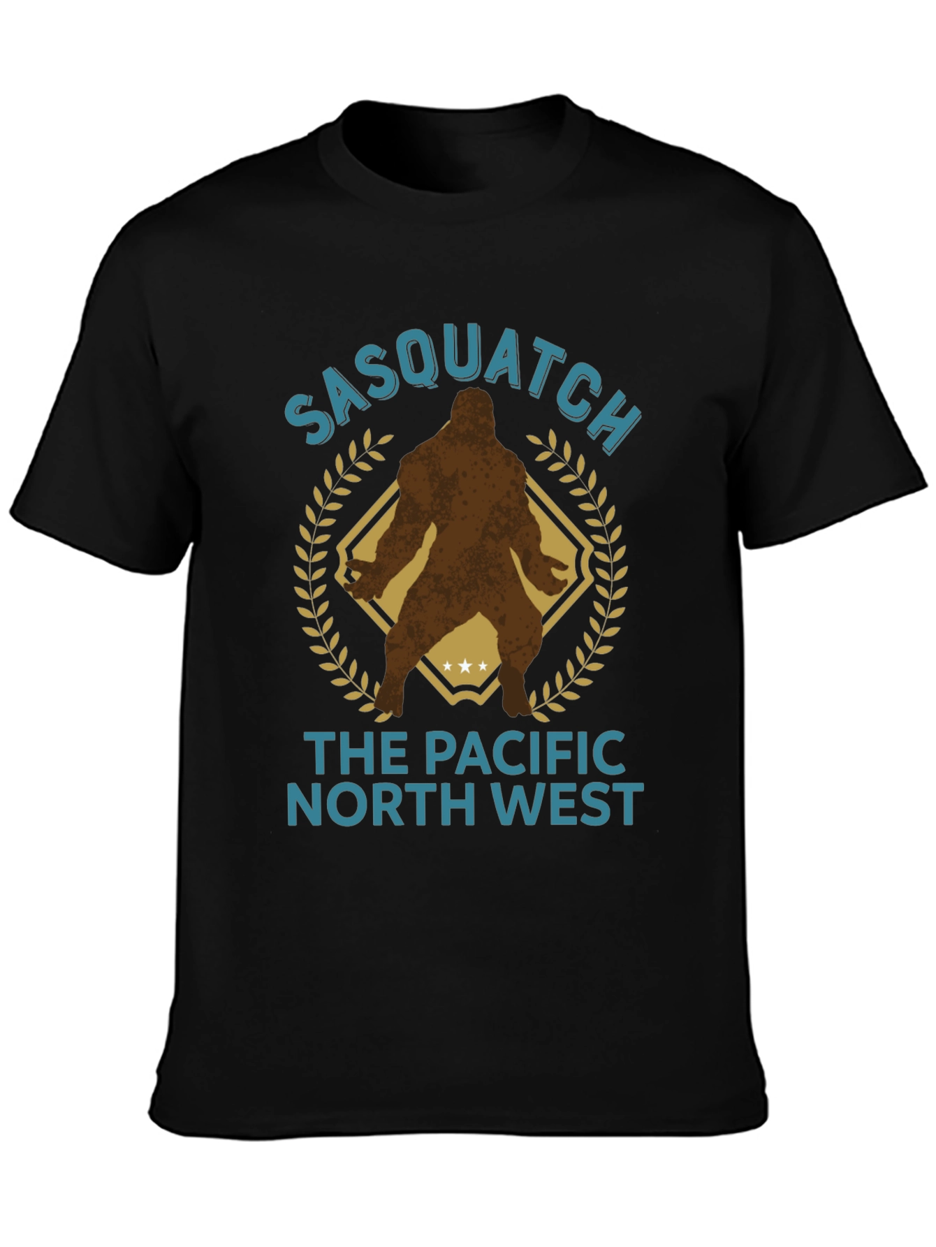 Sasquatch Pacific Northwest Graphic T-Shirt