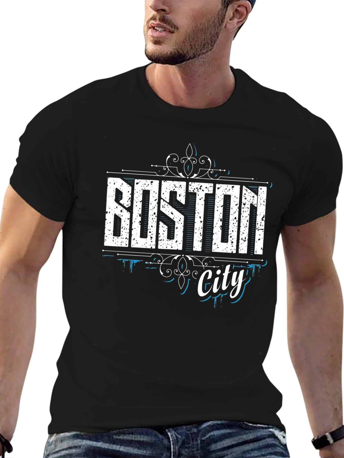 Boston City Graphic T-Shirt