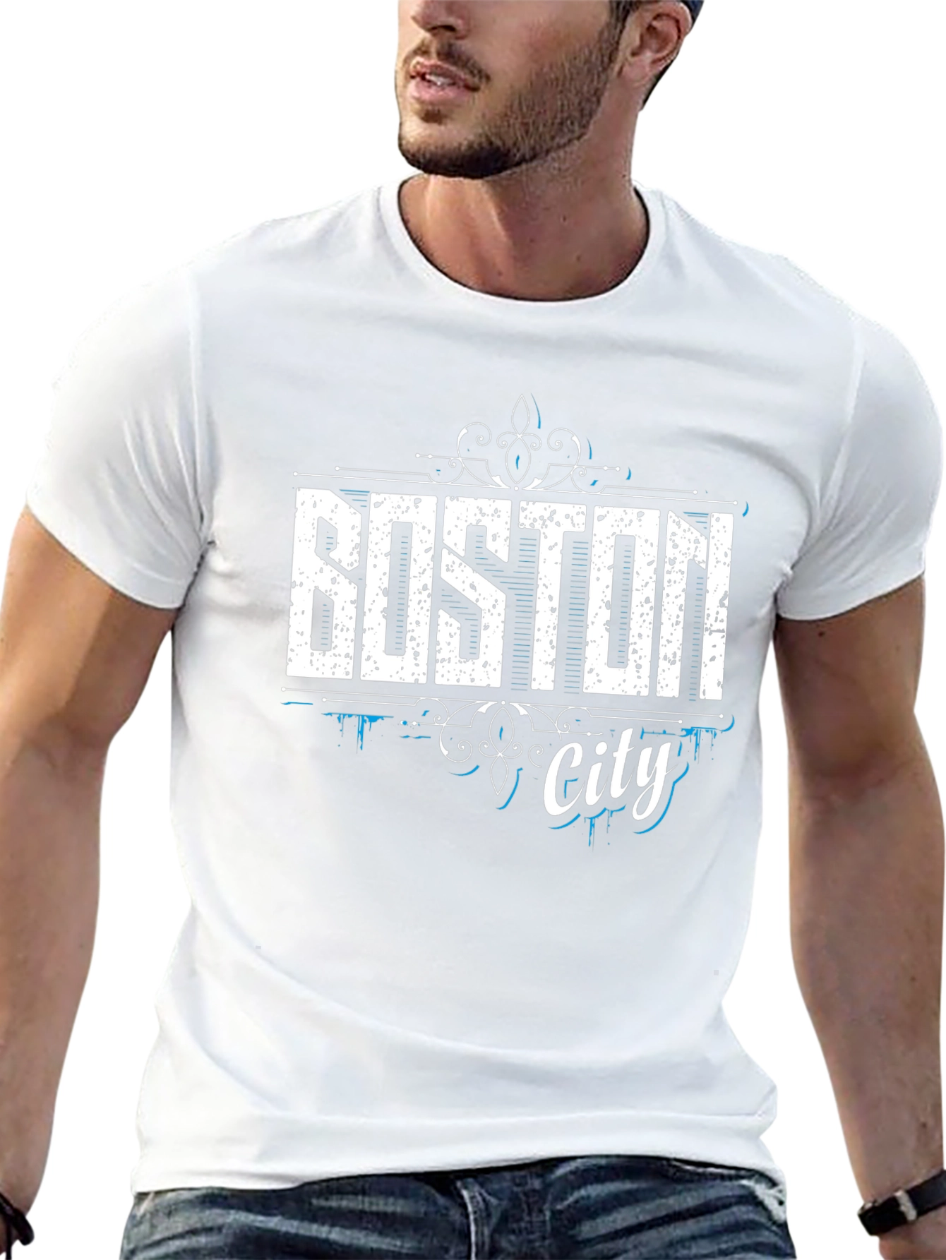 Boston City Graphic T-Shirt