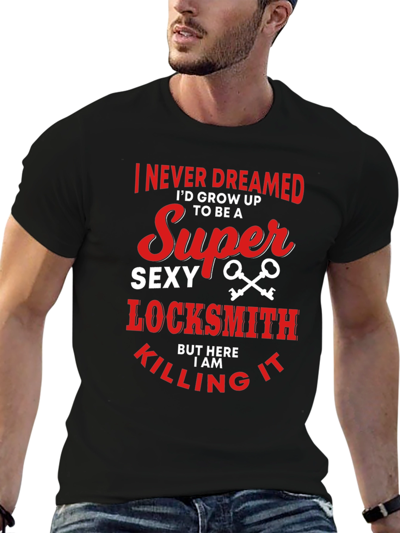 Super Sexy Locksmith T-Shirt Funny Gift