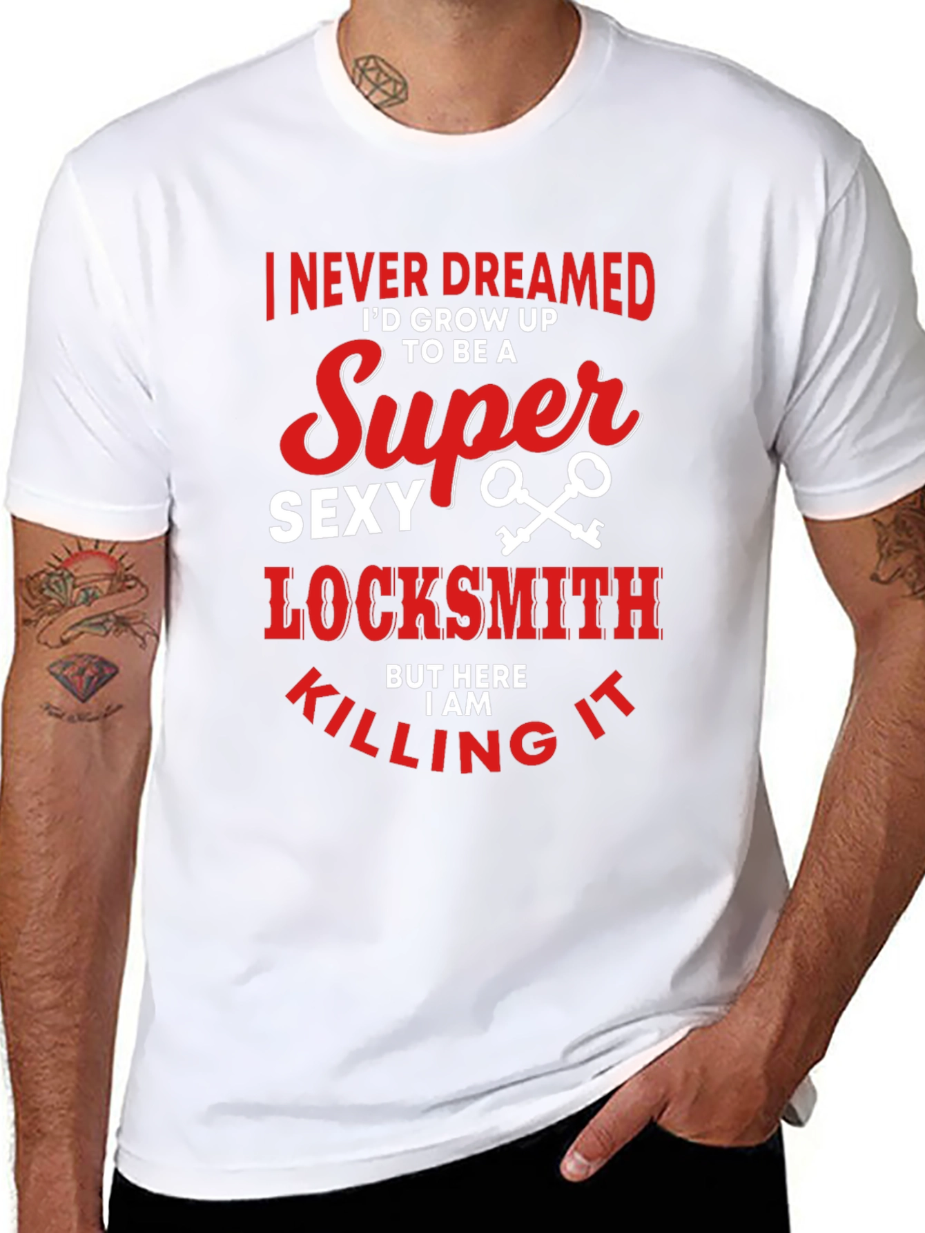 Super Sexy Locksmith T-Shirt Funny Gift