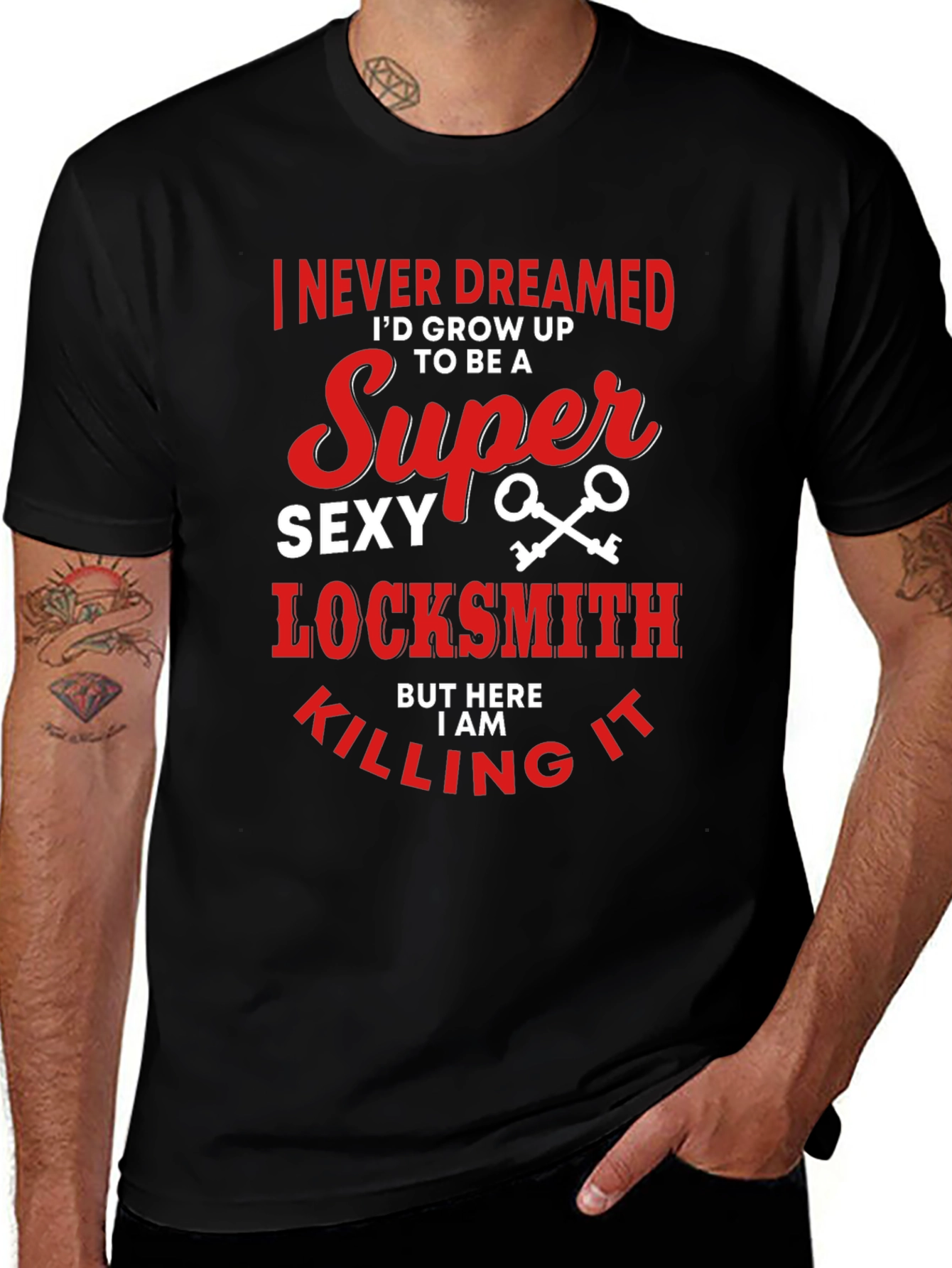 Super Sexy Locksmith T-Shirt Funny Gift