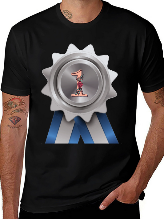Number One Award Badge T-Shirt