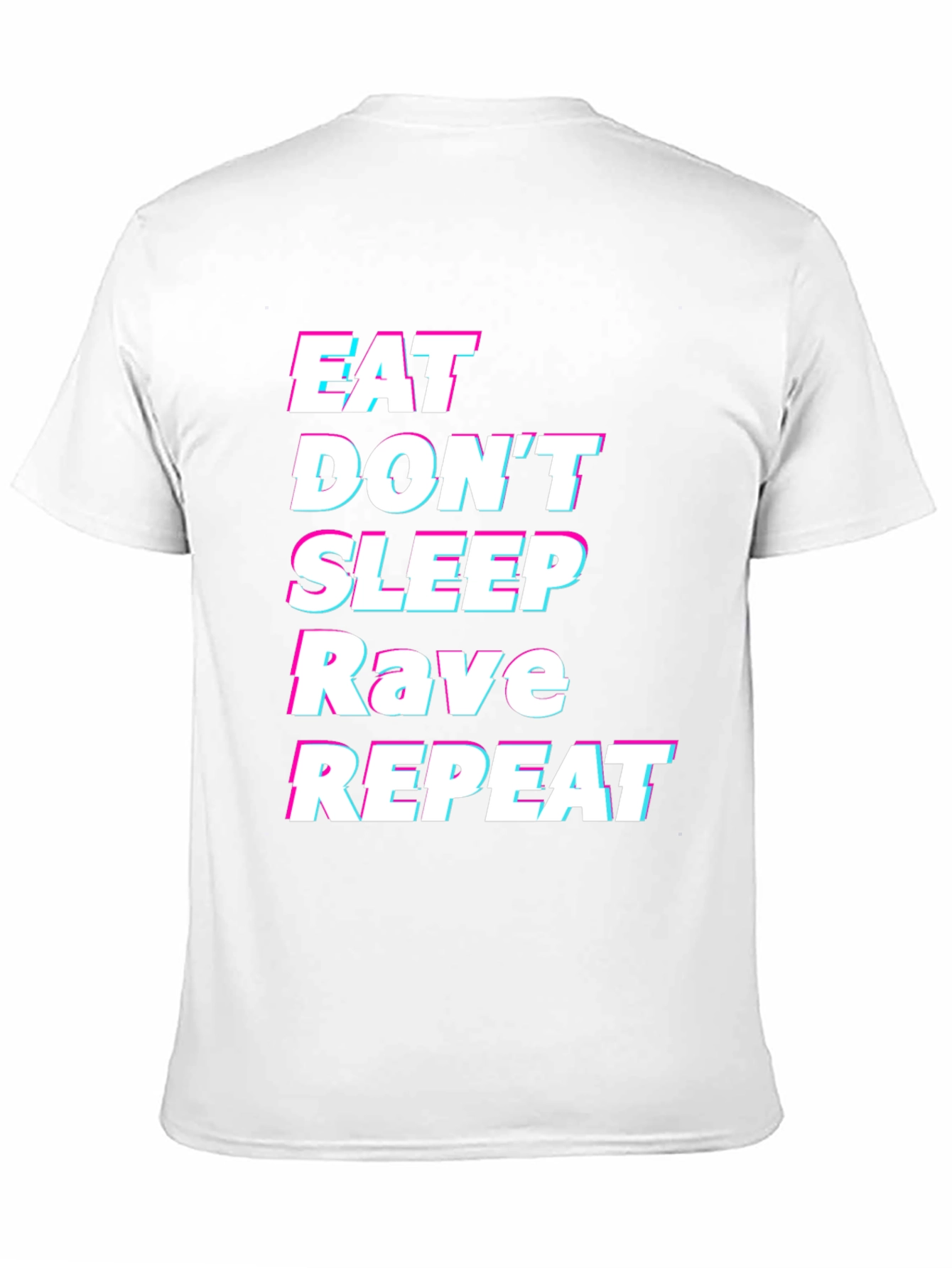 Eat Sleep Rave Repeat Graphic Tee