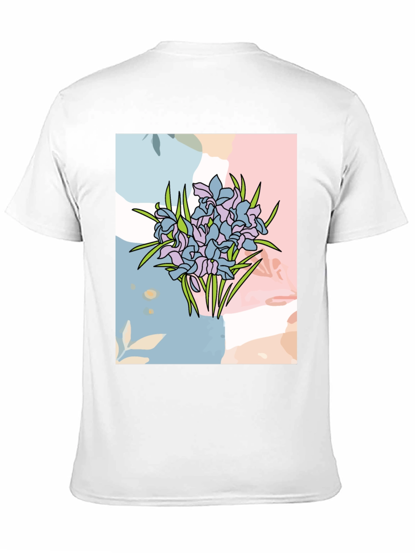 Floral Graphic Tee - Abstract Flower Design
