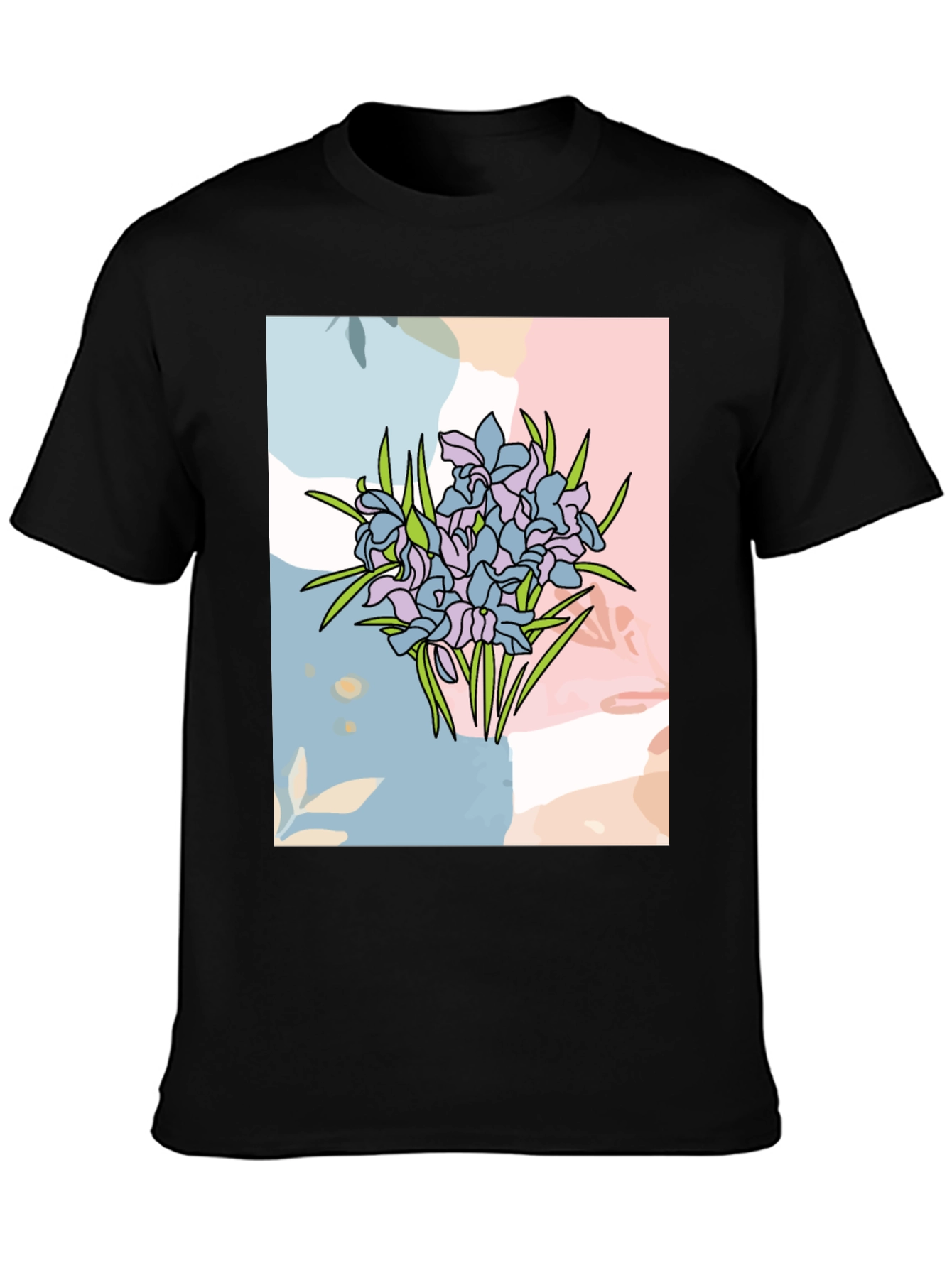 Floral Graphic Tee - Abstract Flower Design
