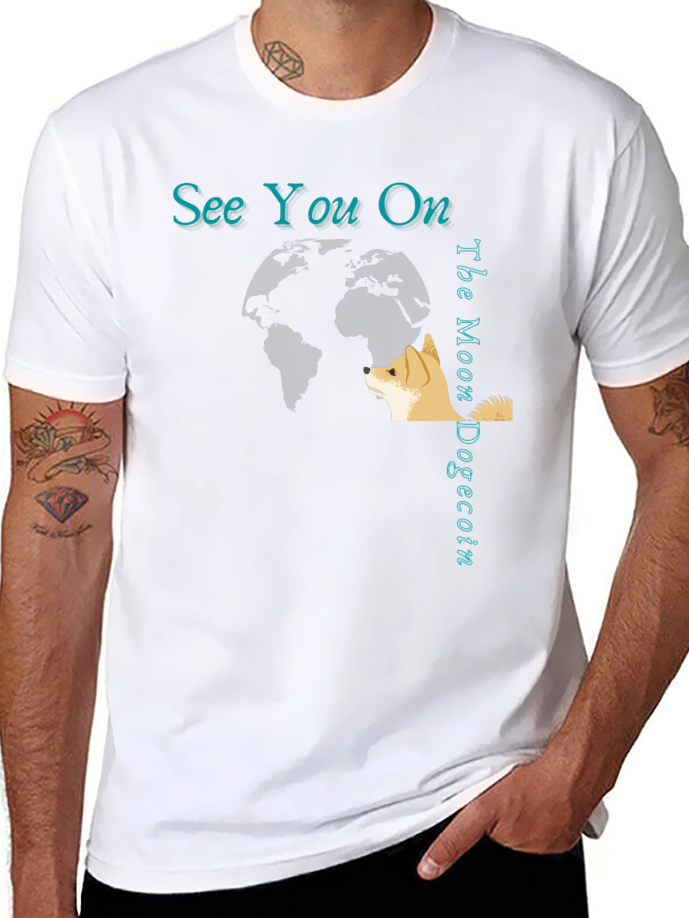 See You On The Moon Dogecoin T-Shirt