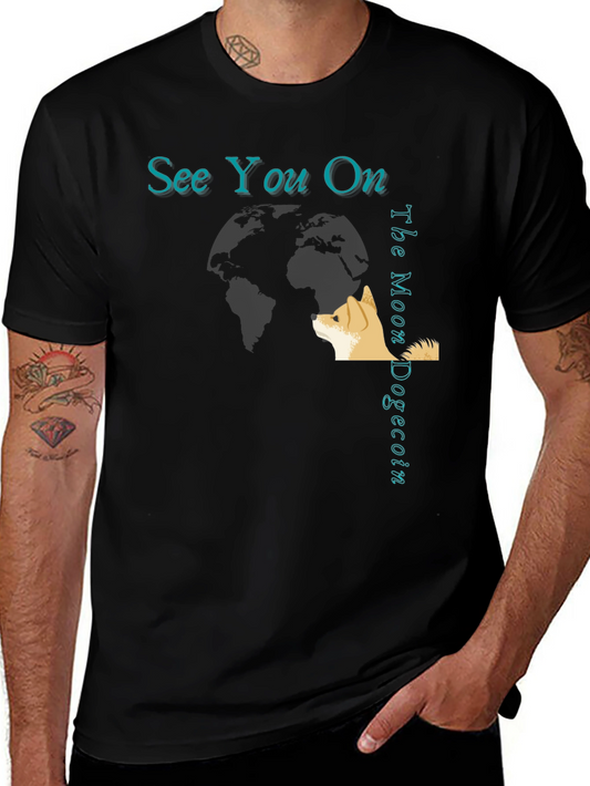 See You On The Moon Dogecoin T-Shirt