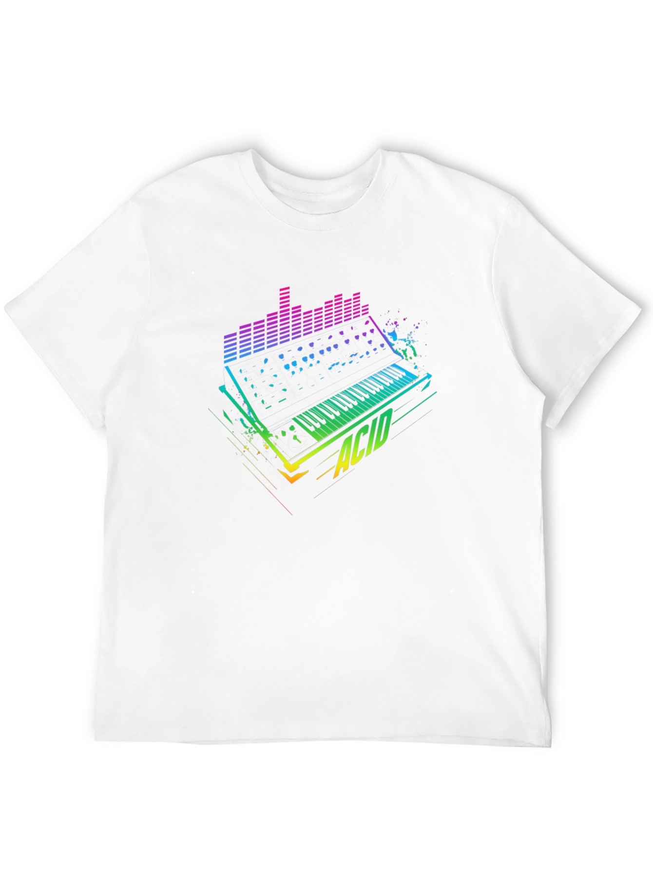 Retro Acid Synth Graphic Tee