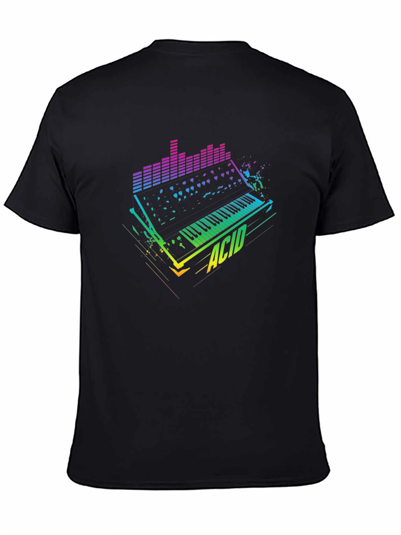 Retro Acid Synth Graphic Tee