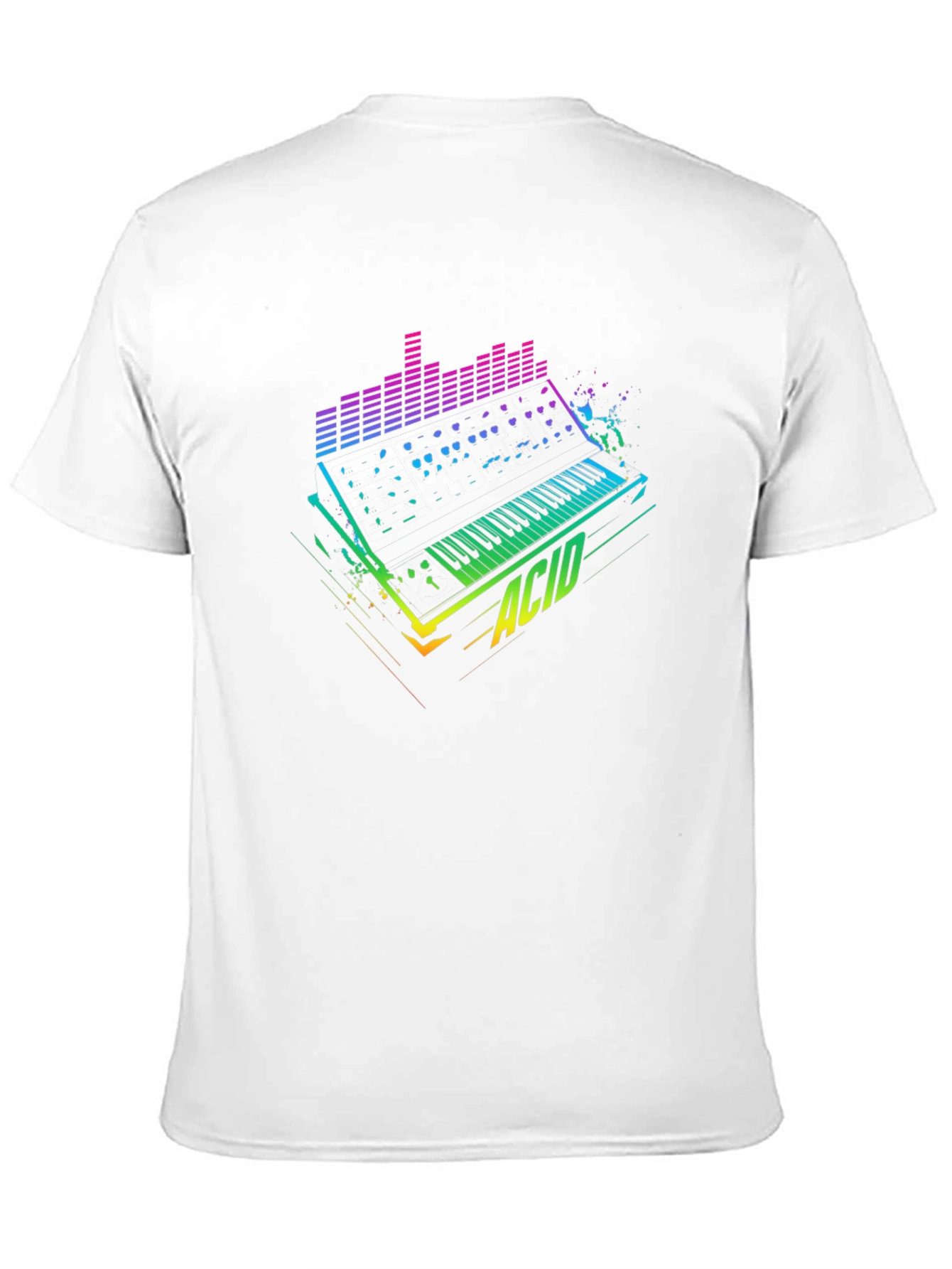 Retro Acid Synth Graphic Tee