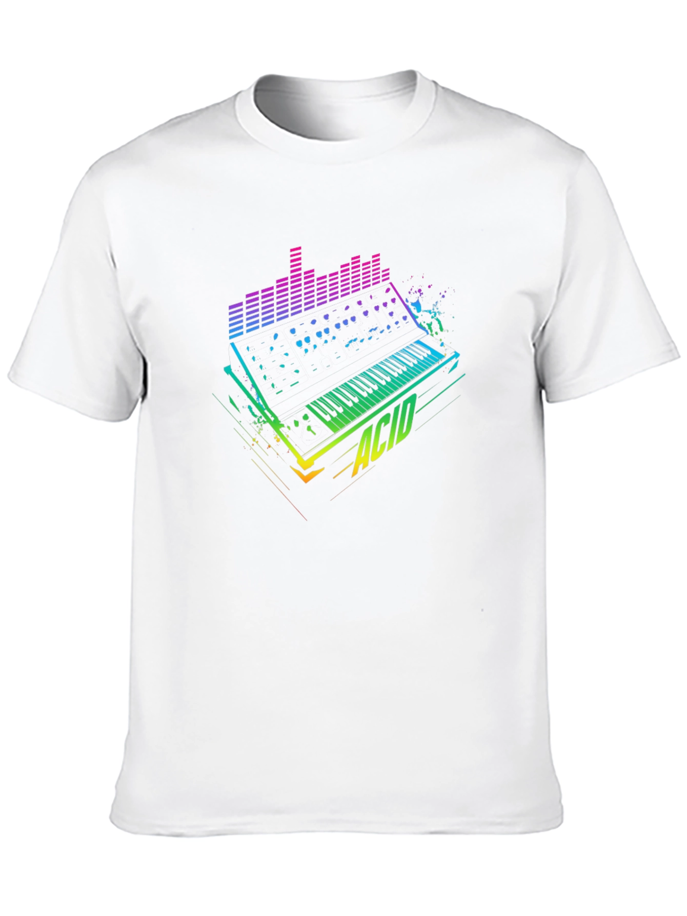 Retro Acid Synth Graphic Tee