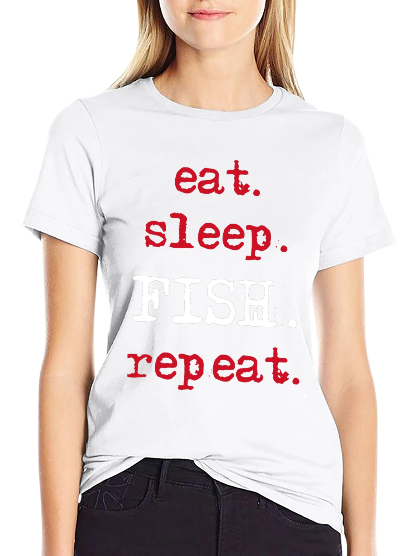 Eat Sleep Fish Repeat T-Shirt