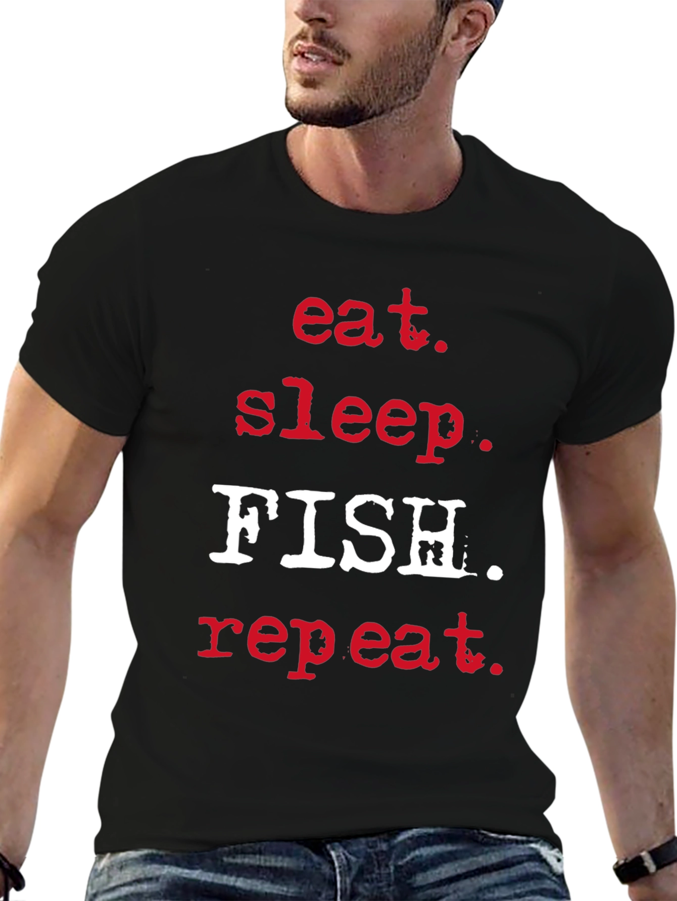 Eat Sleep Fish Repeat T-Shirt