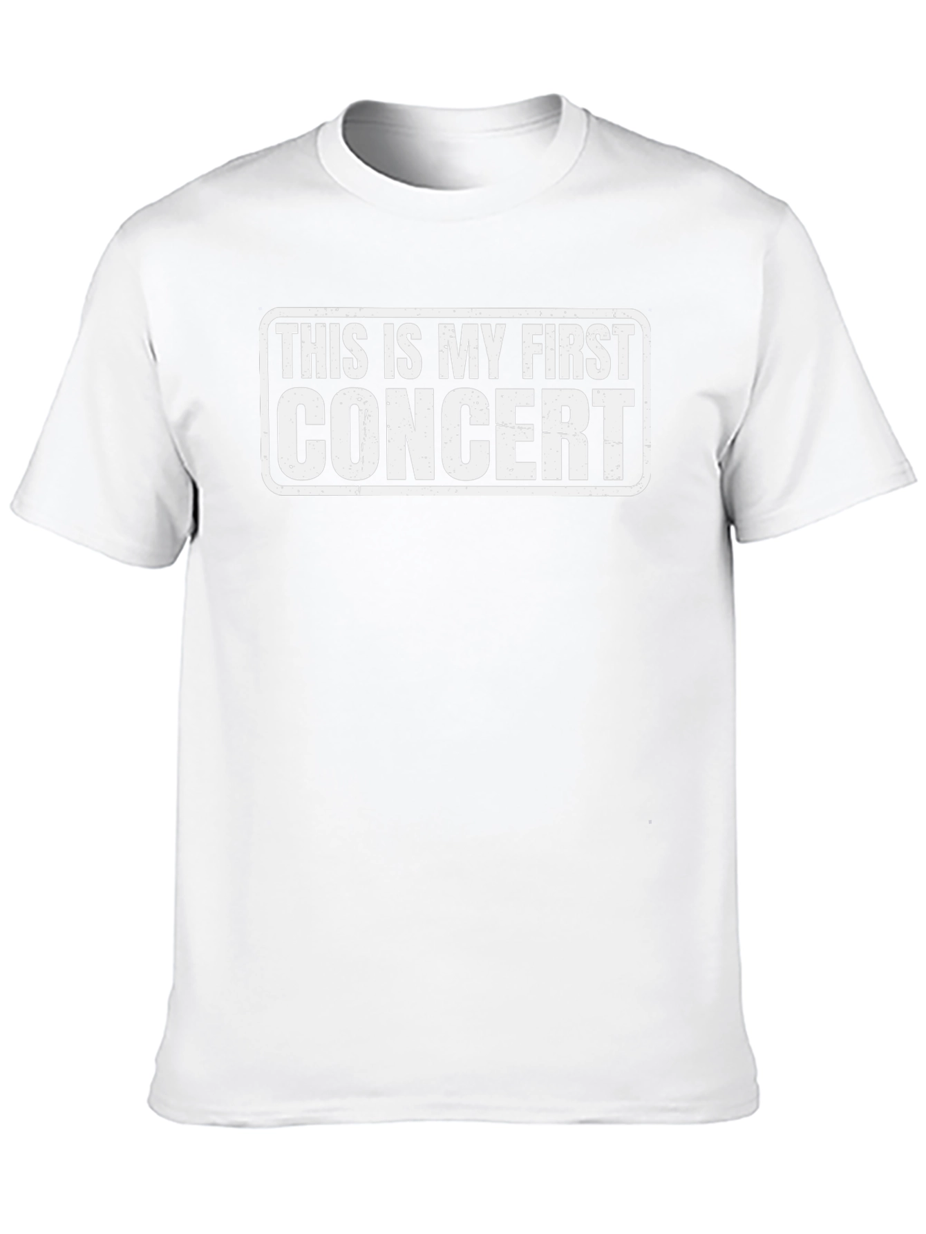 First Concert T-Shirt - Funny Music Fan Tee
