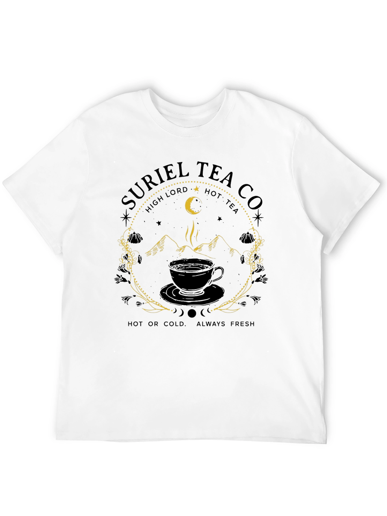 Suriel Tea Co. Black T-Shirt