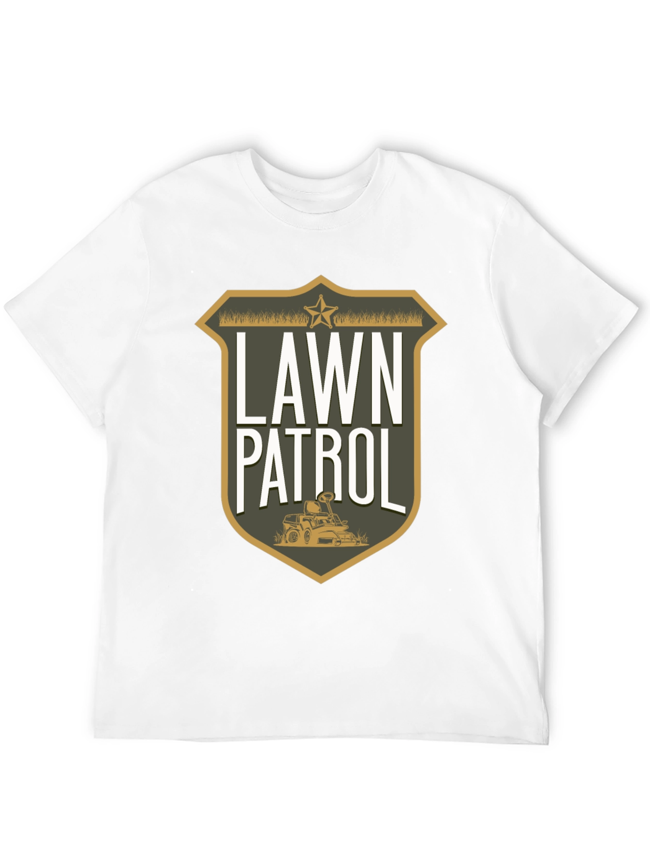 Lawn Patrol Graphic Tee - Funny Gardening T-Shirt