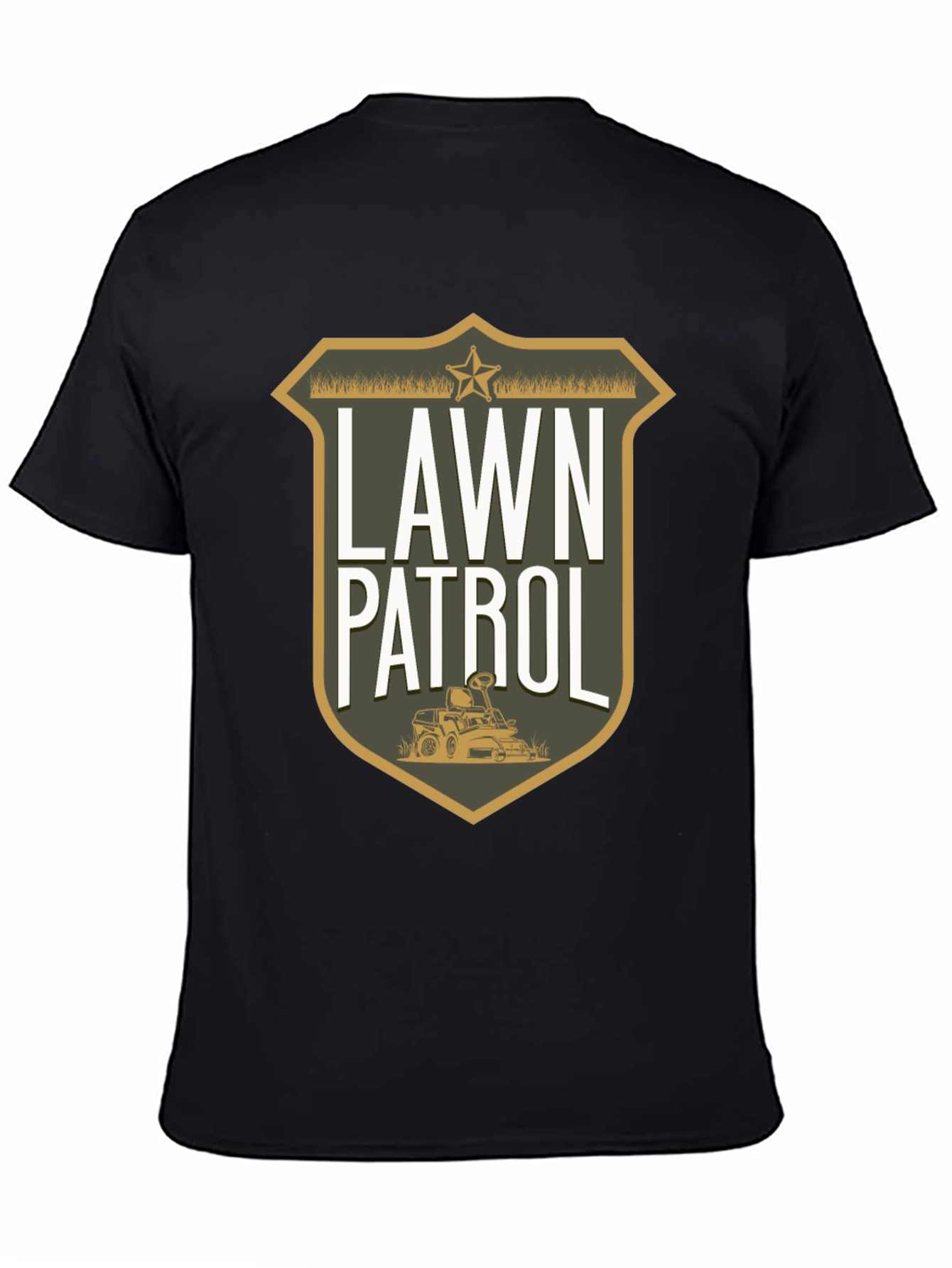 Lawn Patrol Graphic Tee - Funny Gardening T-Shirt