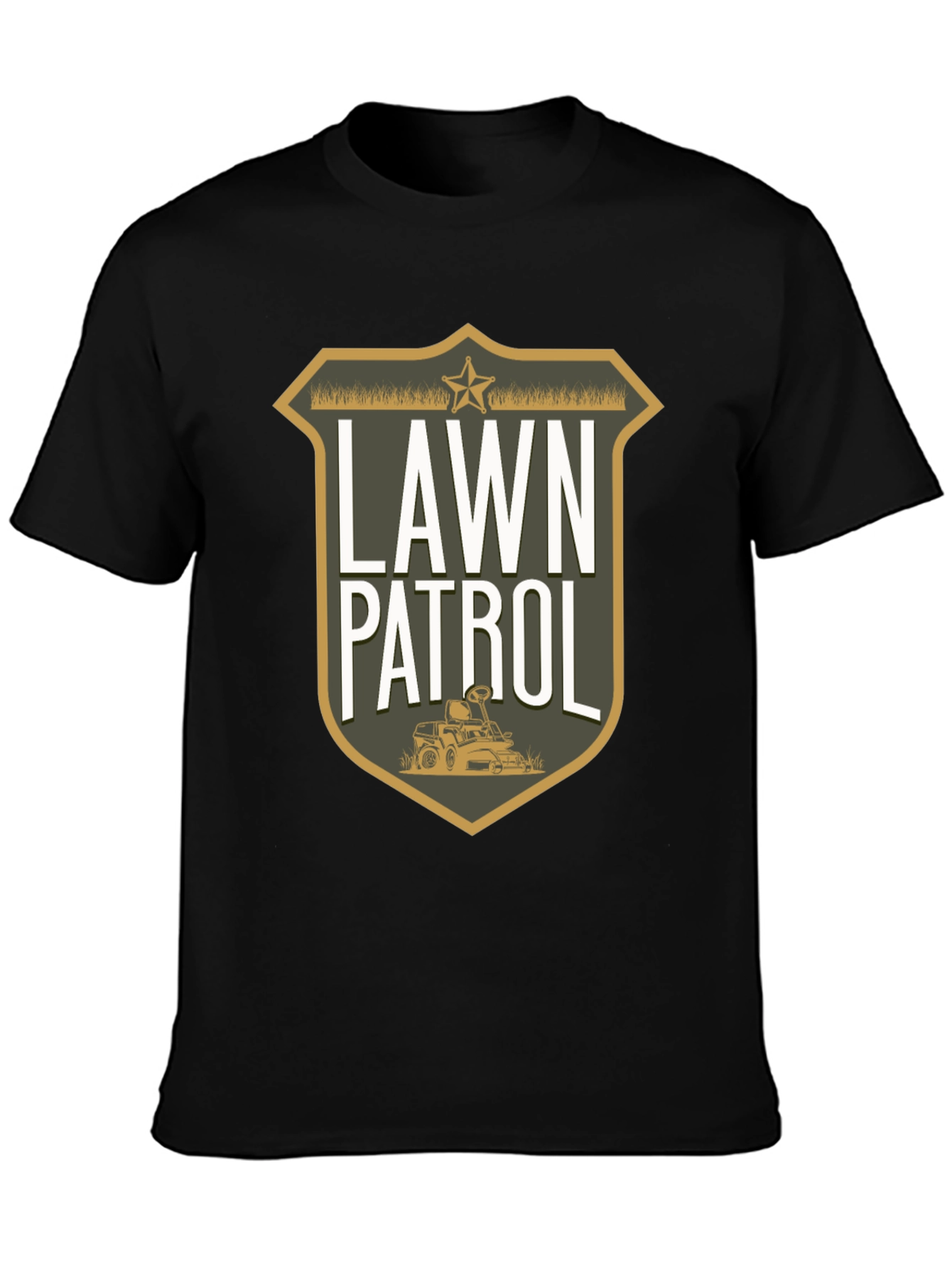 Lawn Patrol Graphic Tee - Funny Gardening T-Shirt