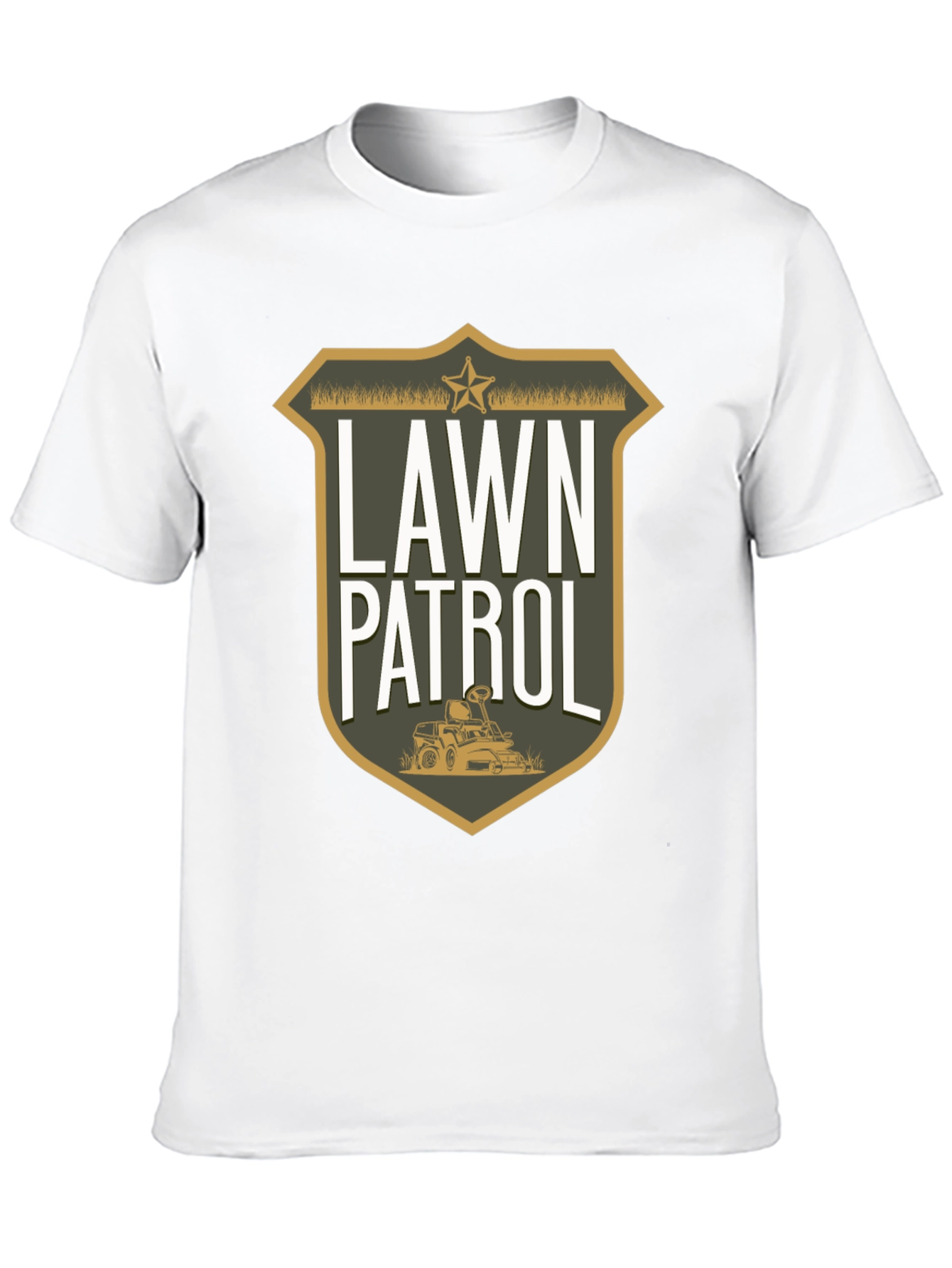Lawn Patrol Graphic Tee - Funny Gardening T-Shirt