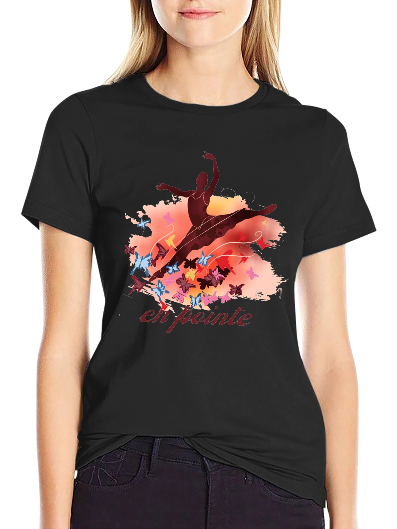 Ballerina En Pointe Graphic Tee