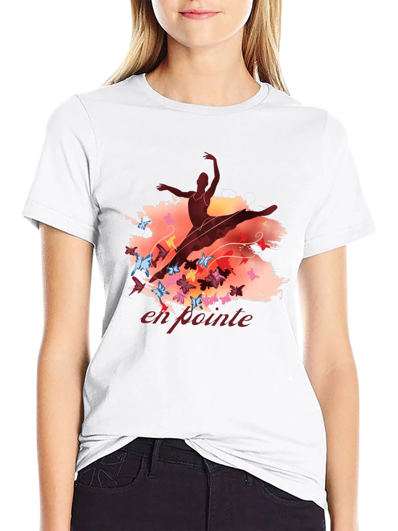 Ballerina En Pointe Graphic Tee