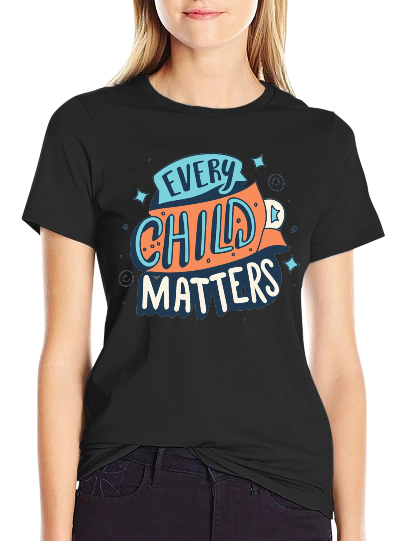 Every Child Matters Graphic Tee - Black