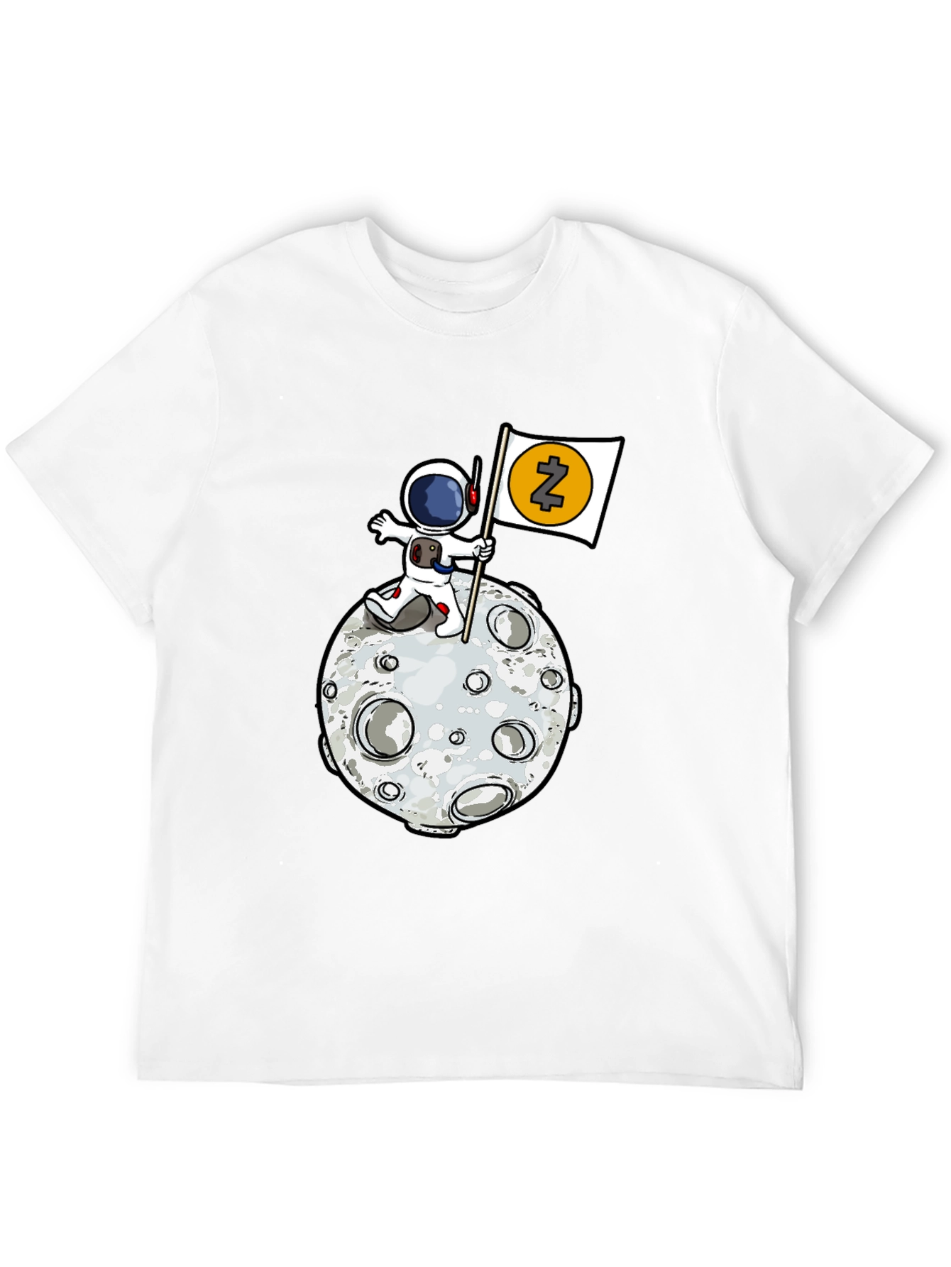Astronaut Moon Landing T-Shirt - Crypto Tee