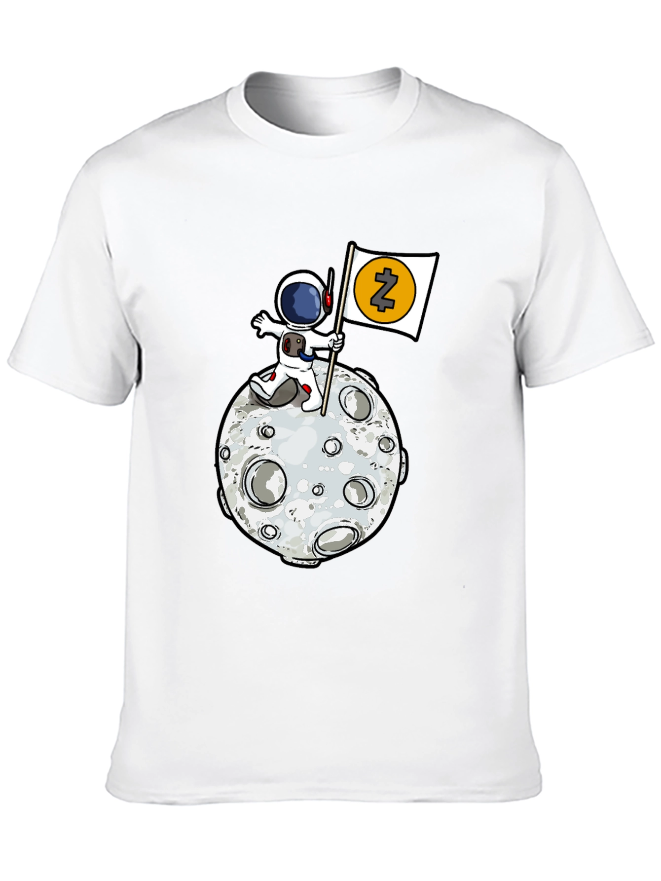 Astronaut Moon Landing T-Shirt - Crypto Tee