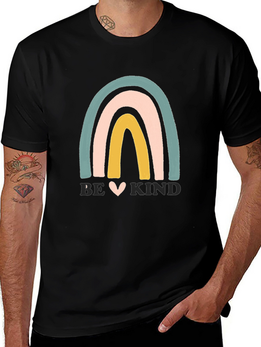 Be Kind Rainbow Graphic Tee - Unisex T-Shirt
