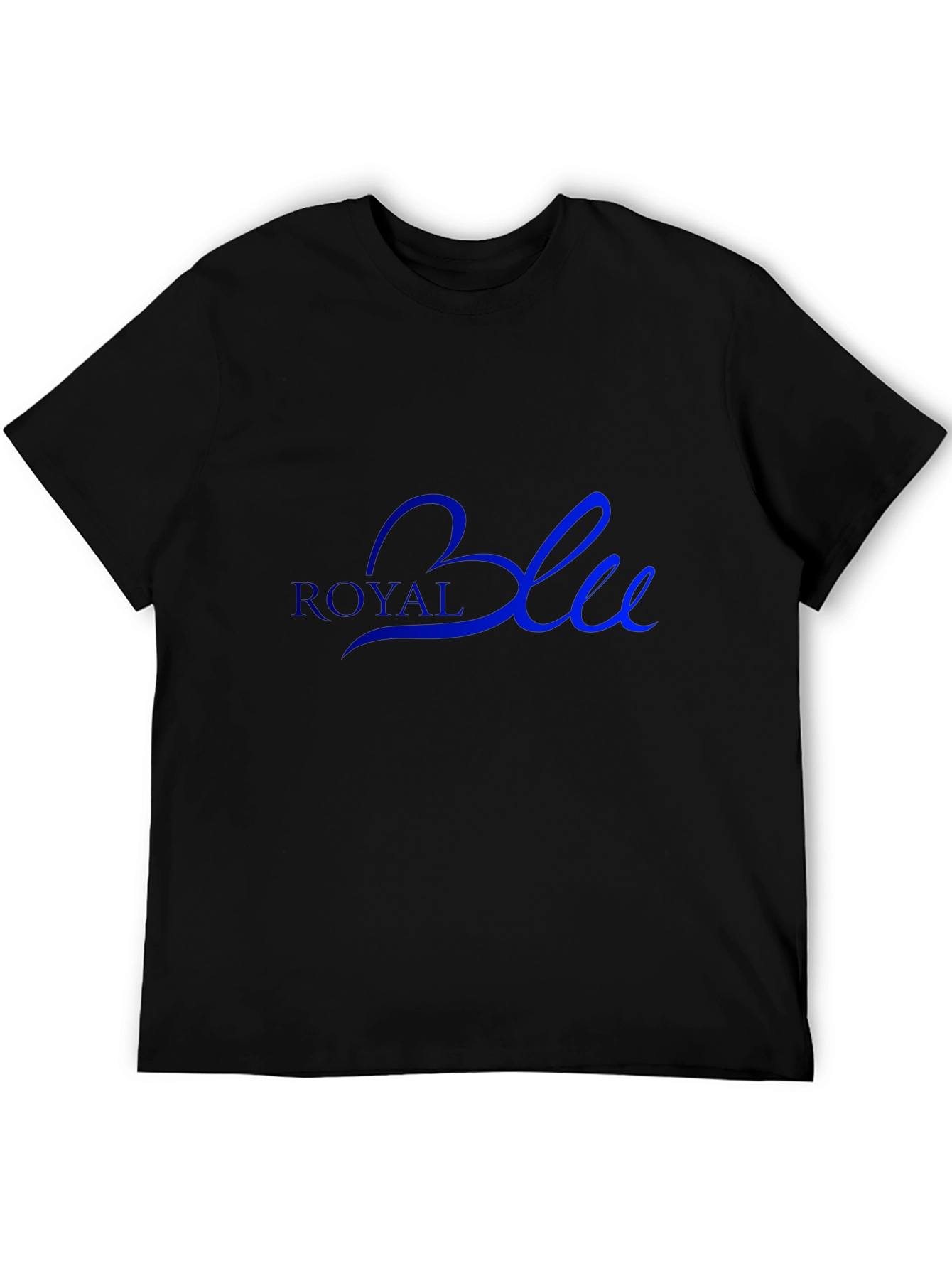 Royal Blue Graphic Tee - Stylish Mens T-Shirt