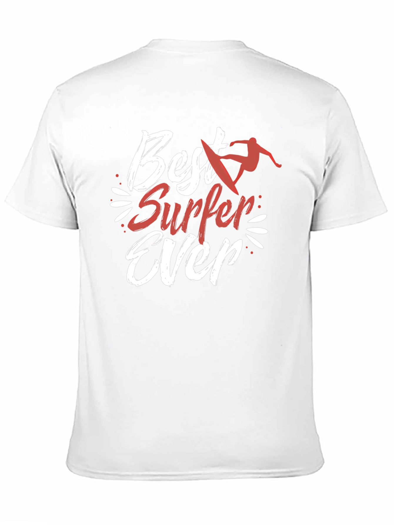 Best Surfer Ever Graphic Tee - Black Cotton T-Shirt