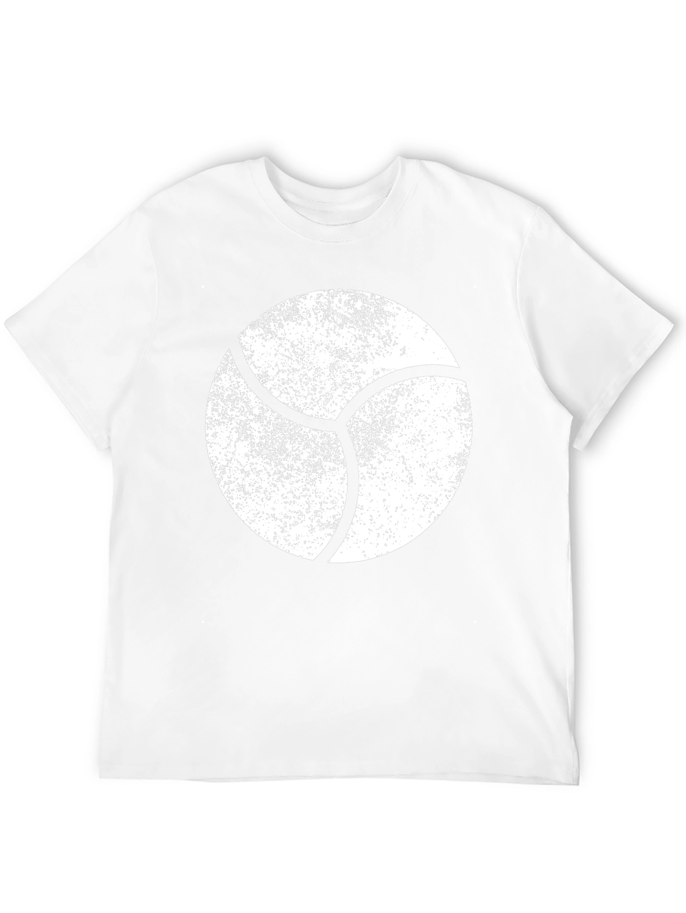 Distressed Circle Graphic Tee - Black