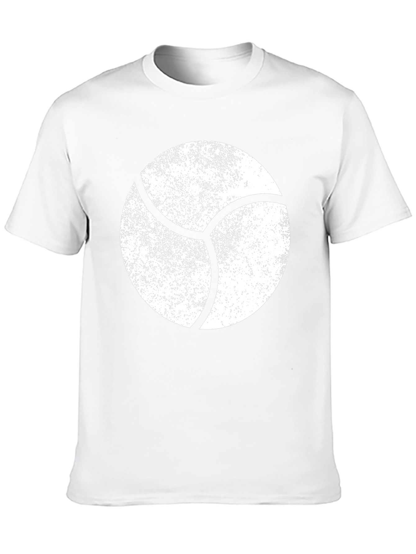 Distressed Circle Graphic Tee - Black