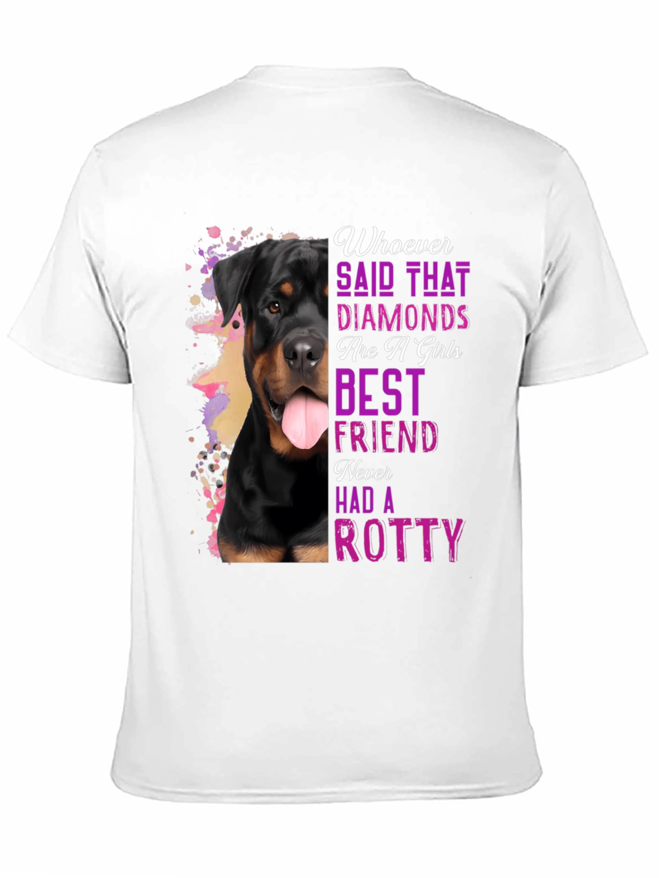 Rottie Best Friend T-Shirt - Dog Lover Tee